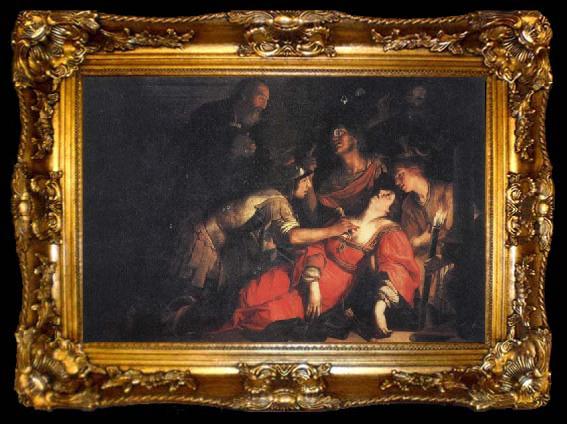 framed  Francesco Rustici The Deathe of Lucretia, ta009-2